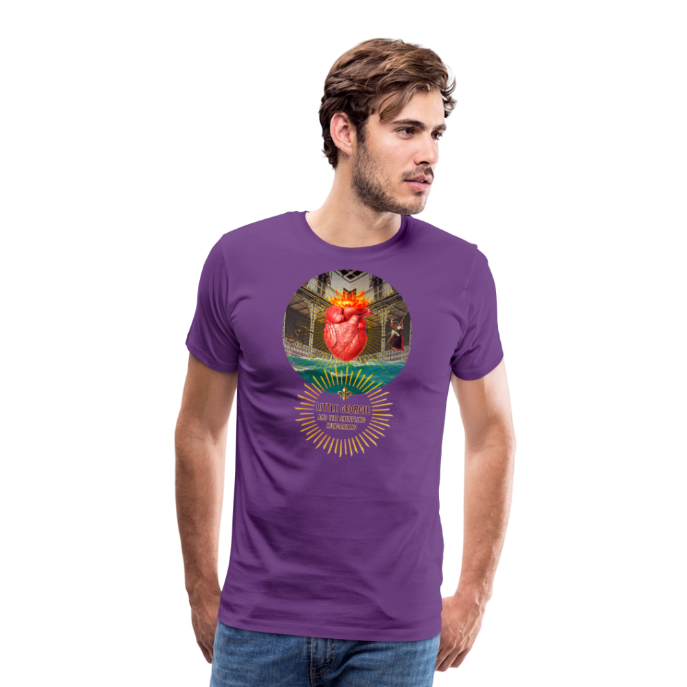 "Down In New Orleans" Men's Premium T-Shirt - purple
