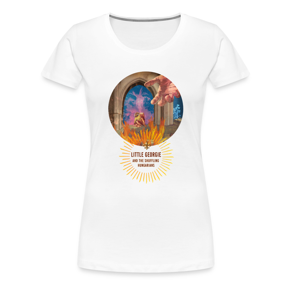 "Come To Jesus" Women’s Premium T-Shirt - white
