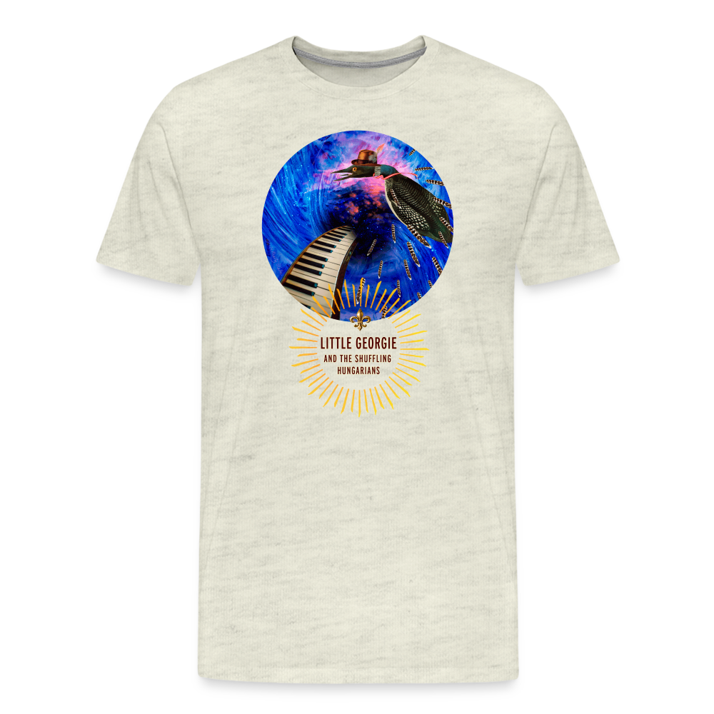 "Addictions" Men's Premium T-Shirt - heather oatmeal
