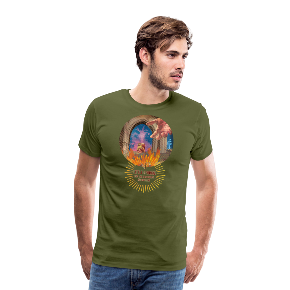 "Come To Jesus" Men's Premium T-Shirt - olive green