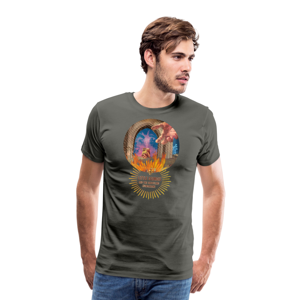 "Come To Jesus" Men's Premium T-Shirt - asphalt gray
