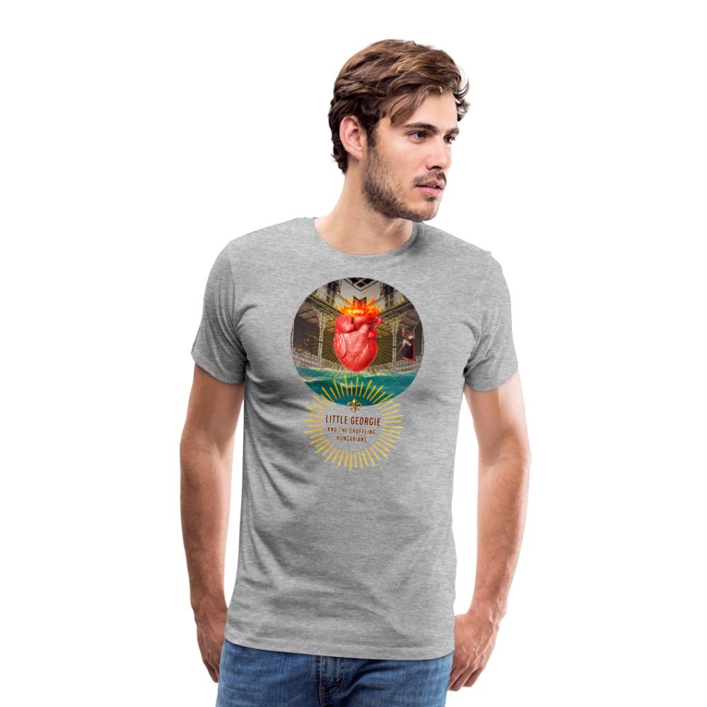 "Down In New Orleans" Men's Premium T-Shirt - heather gray