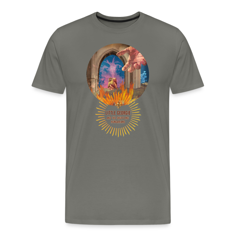 "Come To Jesus" Men's Premium T-Shirt - asphalt gray