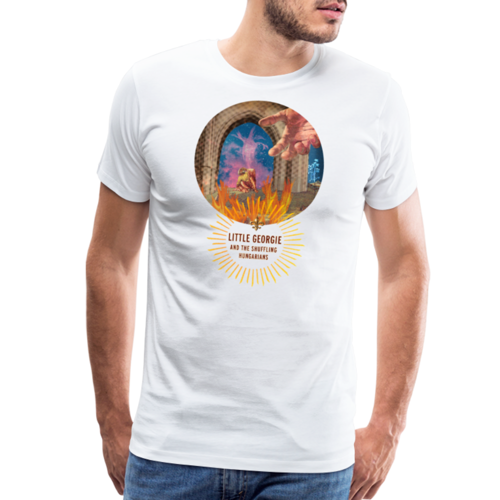 "Come To Jesus" Men's Premium T-Shirt - white