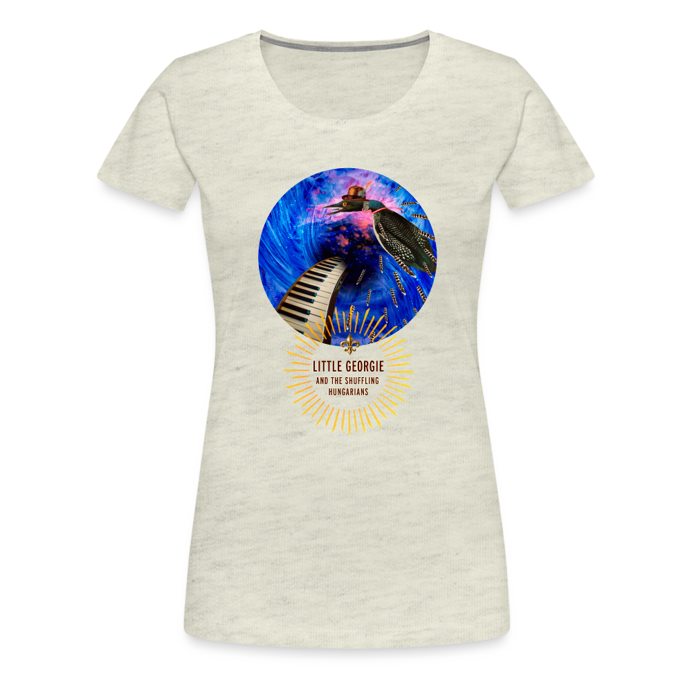 "Addictions" Women’s Premium T-Shirt - heather oatmeal