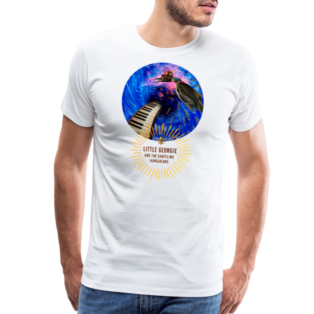 "Addictions" Men's Premium T-Shirt - white