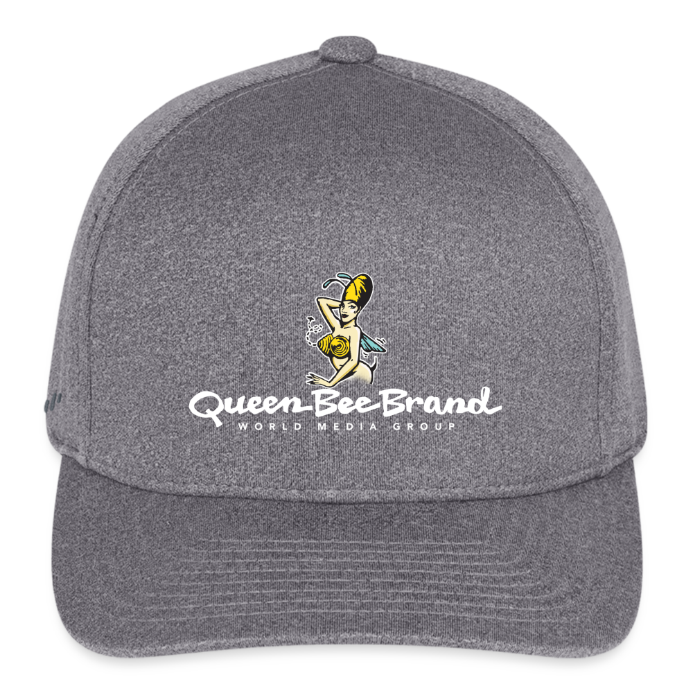 Queen Bee Brand WMG Logo Baseball Cap - light heather gray