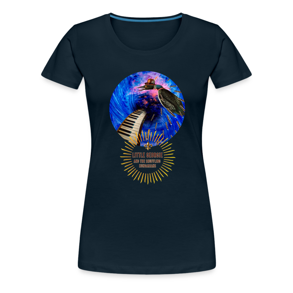 "Addictions" Women’s Premium T-Shirt - deep navy