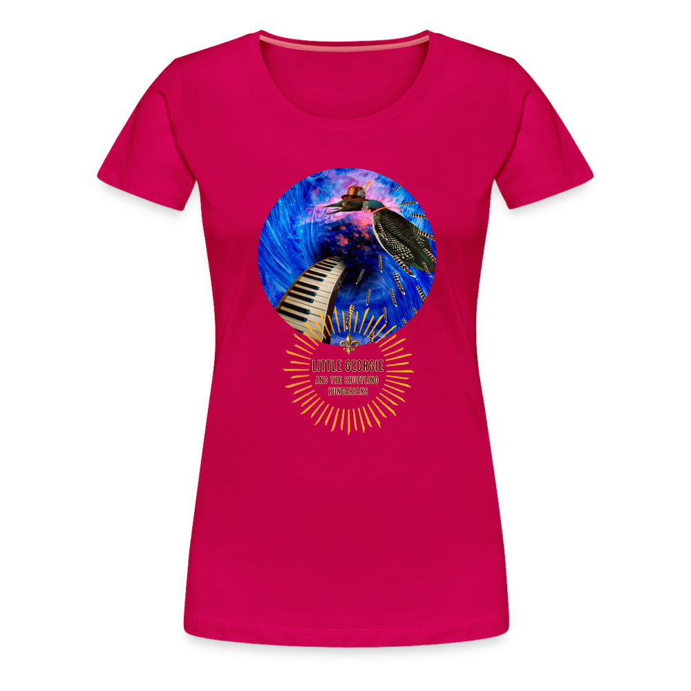"Addictions" Women’s Premium T-Shirt - dark pink