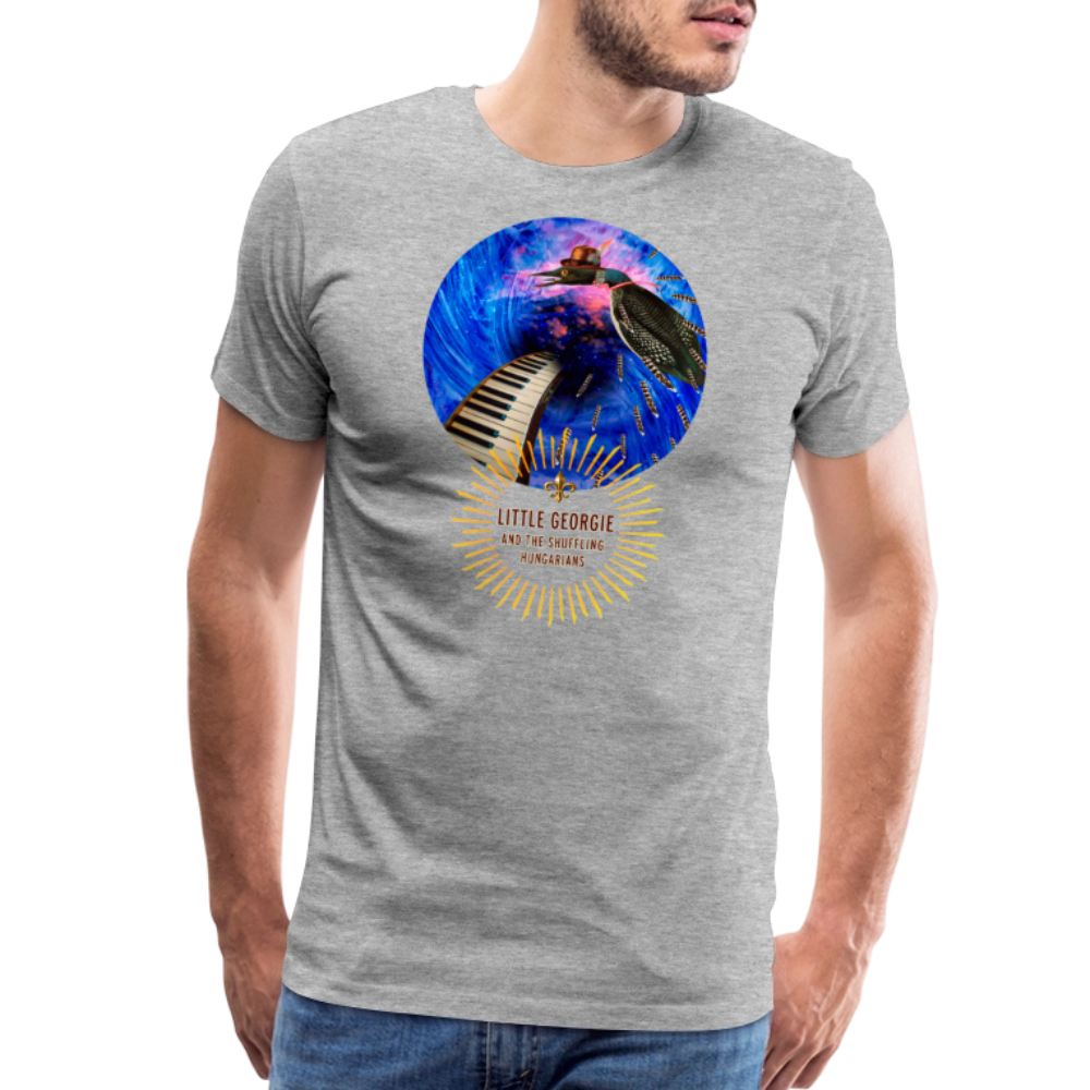"Addictions" Men's Premium T-Shirt - heather gray