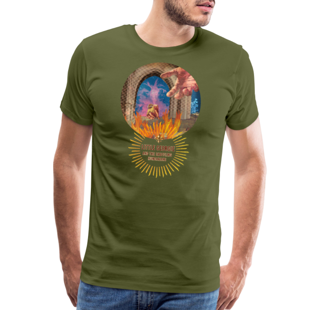 "Come To Jesus" Men's Premium T-Shirt - olive green