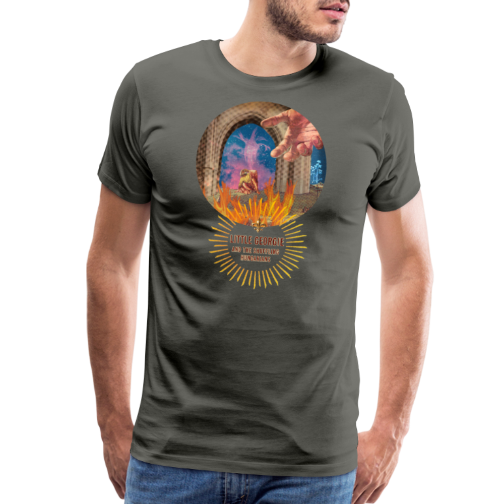 "Come To Jesus" Men's Premium T-Shirt - asphalt gray