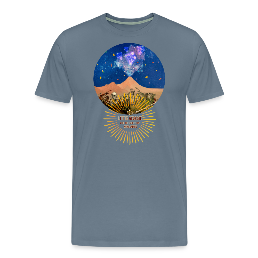 "Tear It Down" Men's Premium T-Shirt - steel blue