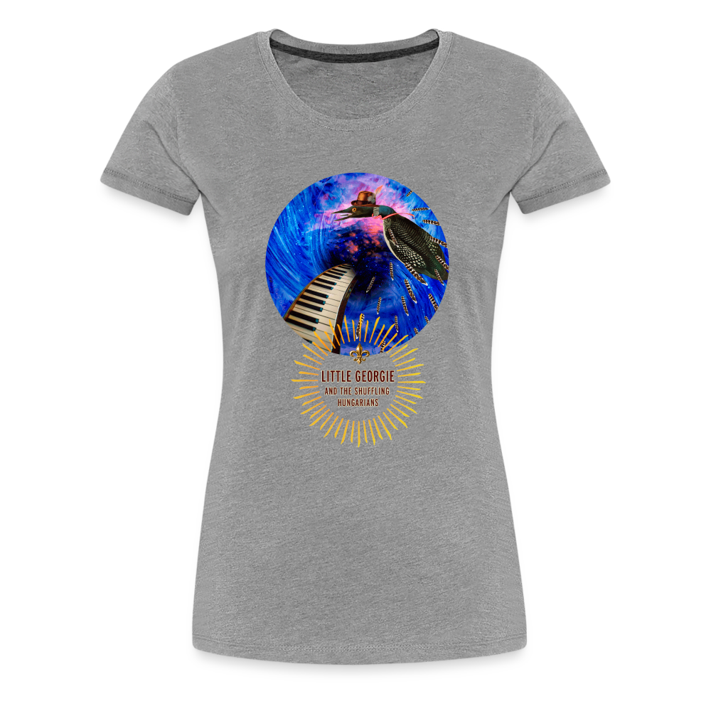 "Addictions" Women’s Premium T-Shirt - heather gray