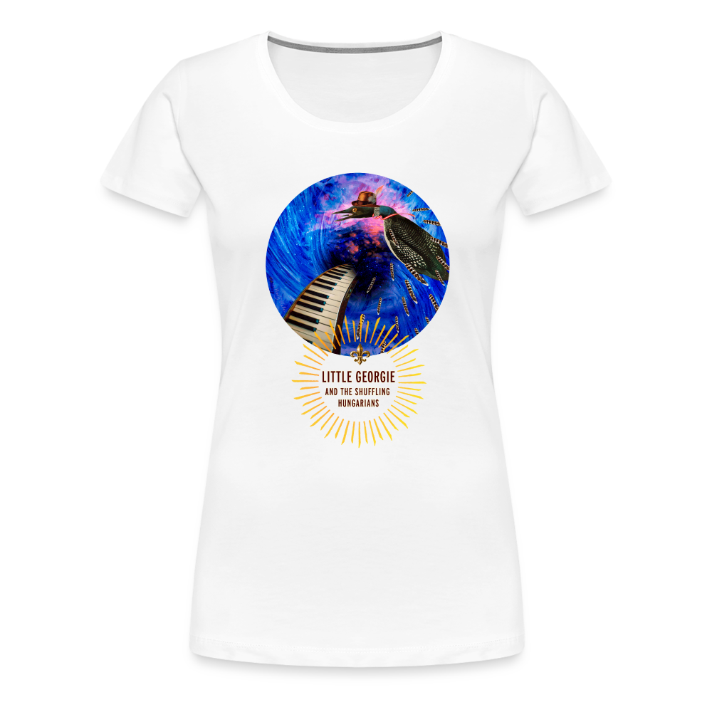 "Addictions" Women’s Premium T-Shirt - white