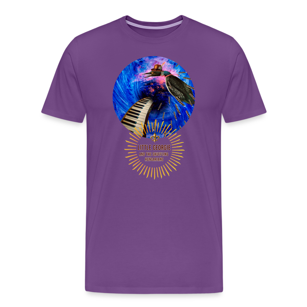 "Addictions" Men's Premium T-Shirt - purple