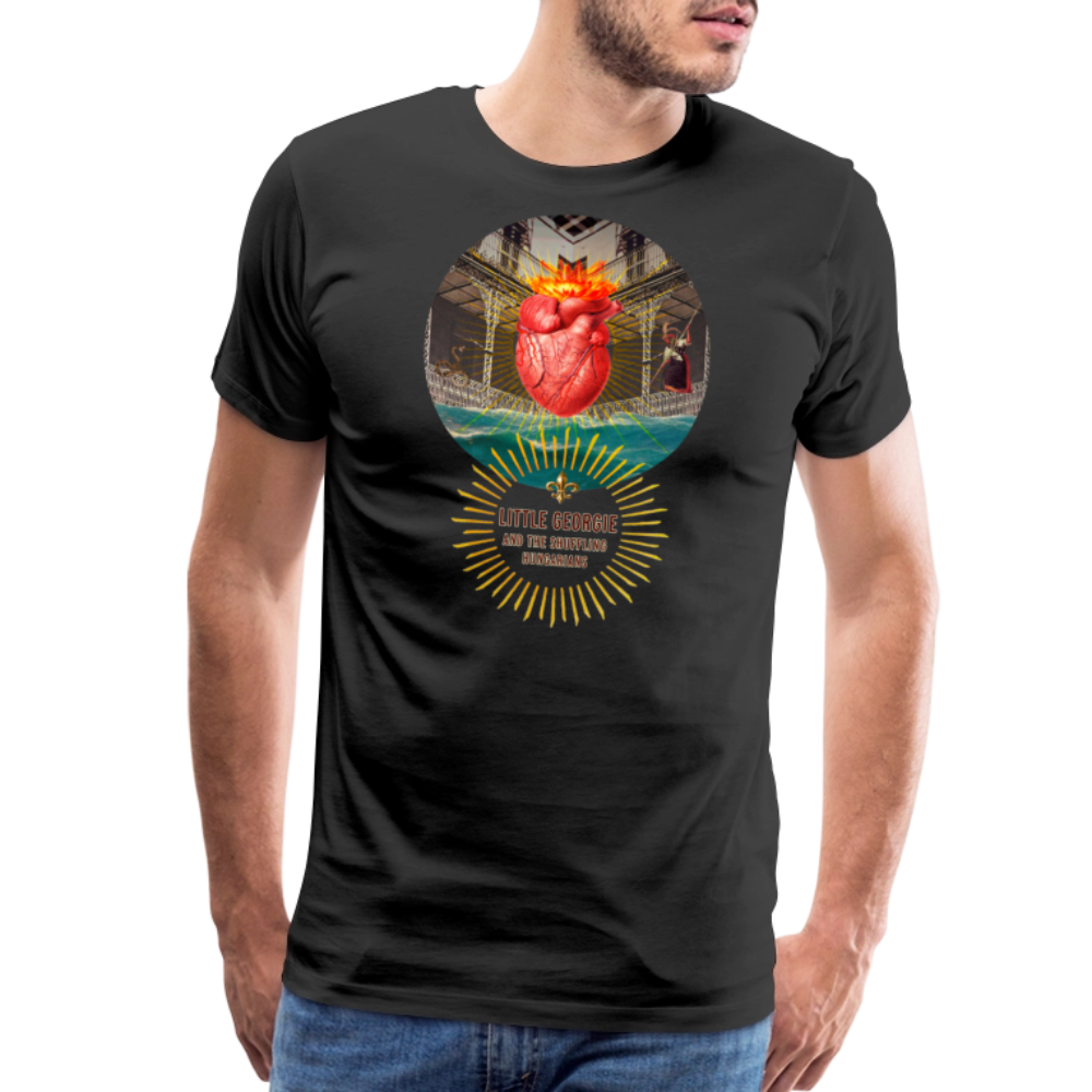 "Down In New Orleans" Men's Premium T-Shirt - black