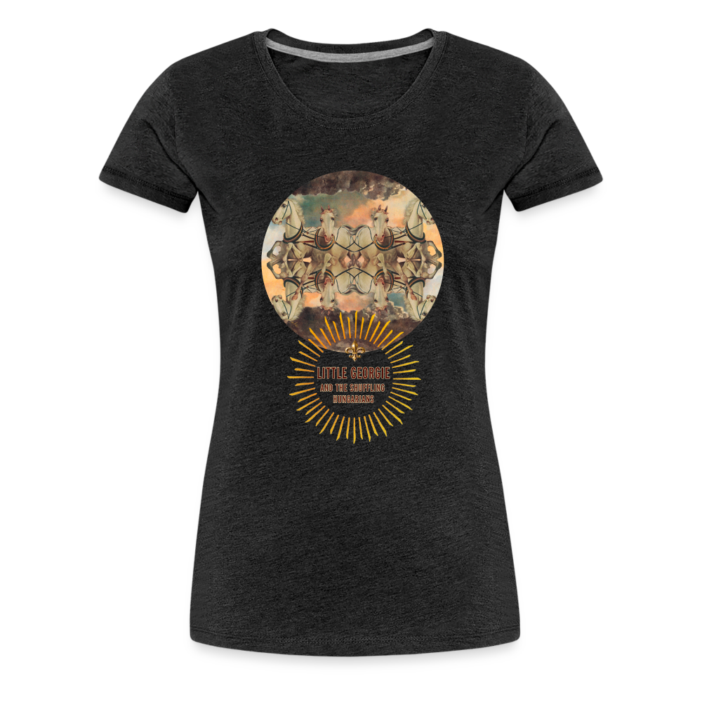 "Wrong Set Of Horses" Women’s Premium T-Shirt - charcoal grey
