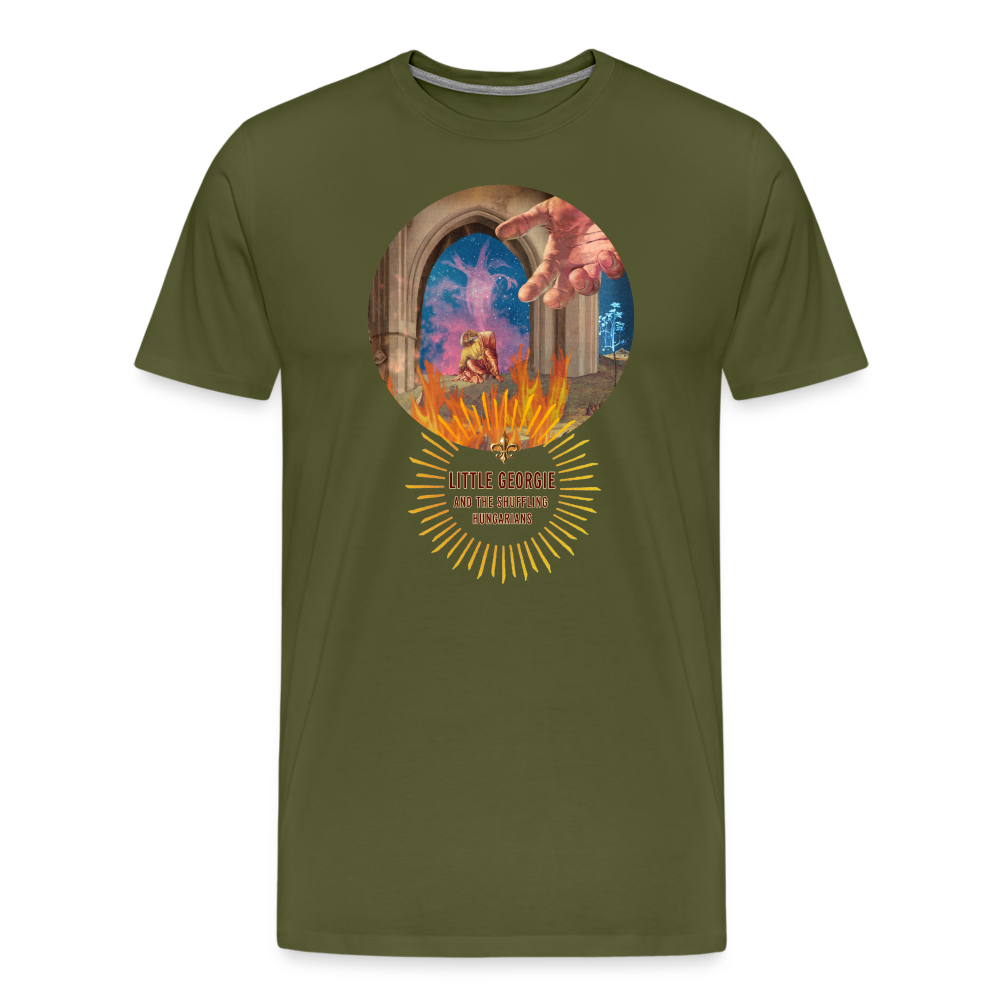 "Come To Jesus" Men's Premium T-Shirt - olive green
