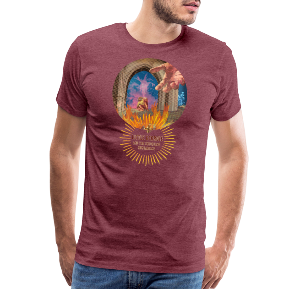 "Come To Jesus" Men's Premium T-Shirt - heather burgundy