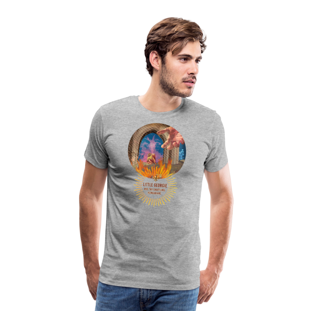 "Come To Jesus" Men's Premium T-Shirt - heather gray