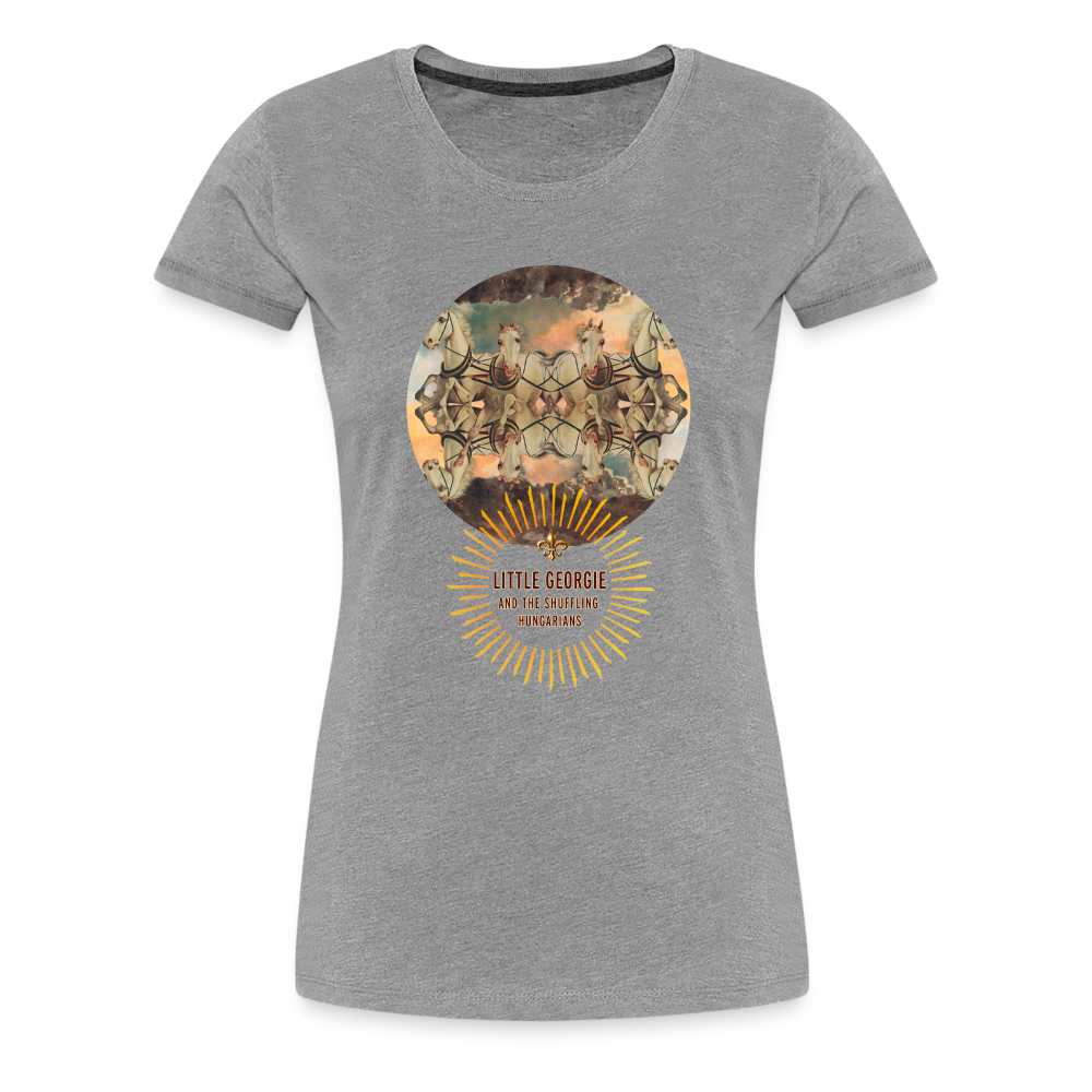"Wrong Set Of Horses" Women’s Premium T-Shirt - heather gray