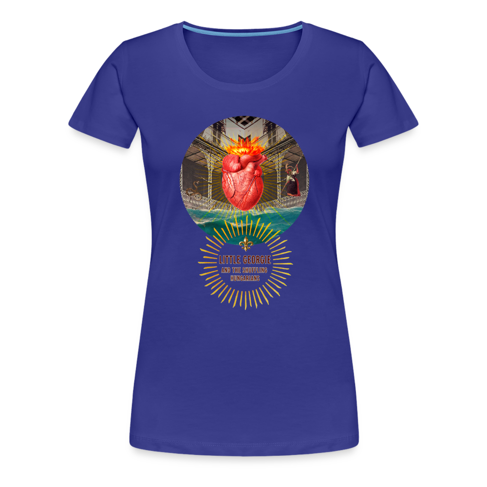 "Down In New Orleans" Women’s Premium T-Shirt - royal blue