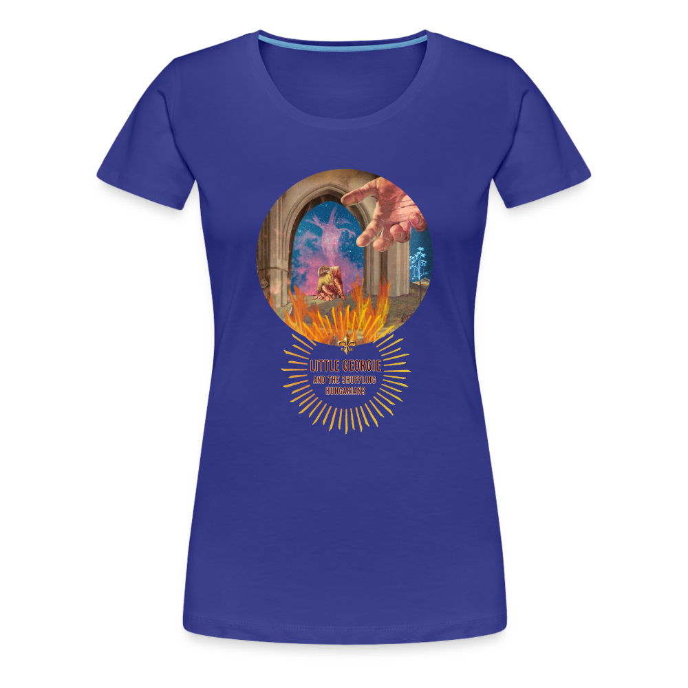 "Come To Jesus" Women’s Premium T-Shirt - royal blue
