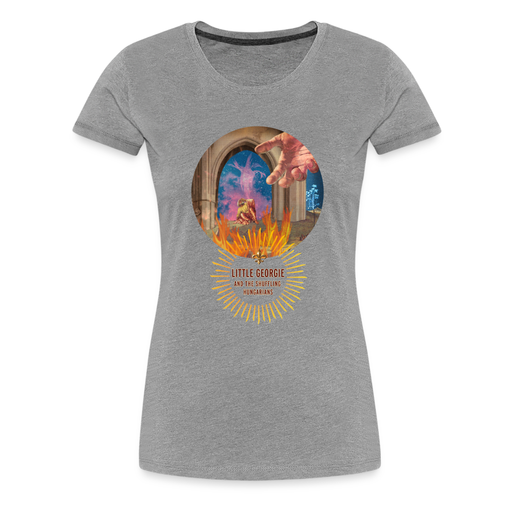 "Come To Jesus" Women’s Premium T-Shirt - heather gray