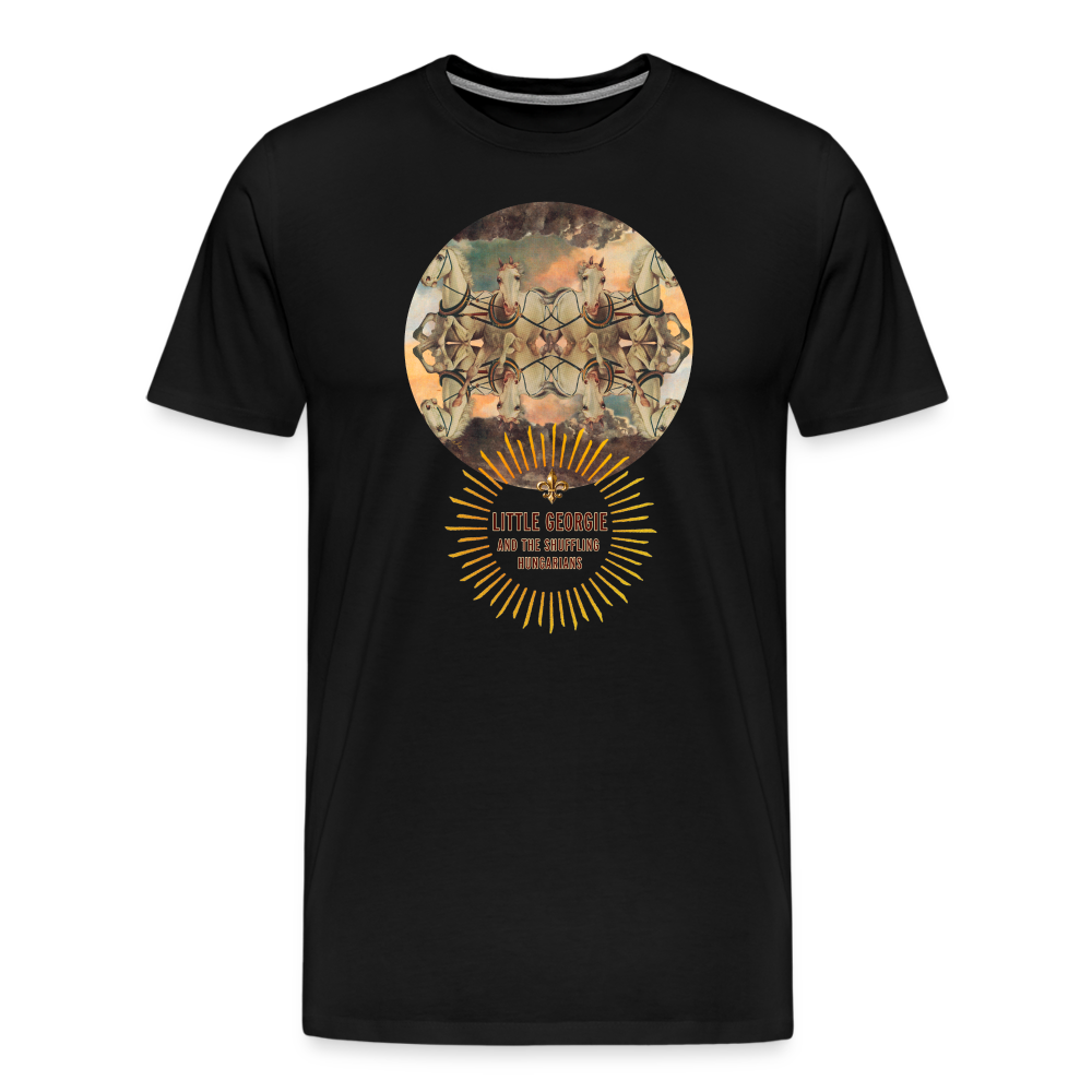 "Wrong Set Of Horses" Men's Premium T-Shirt - black