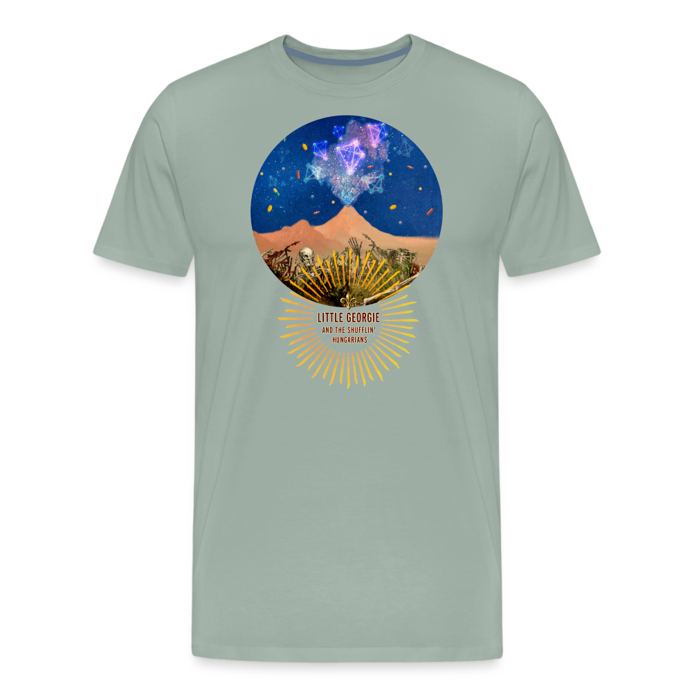 "Tear It Down" Men's Premium T-Shirt - steel green