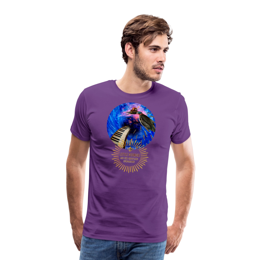 "Addictions" Men's Premium T-Shirt - purple