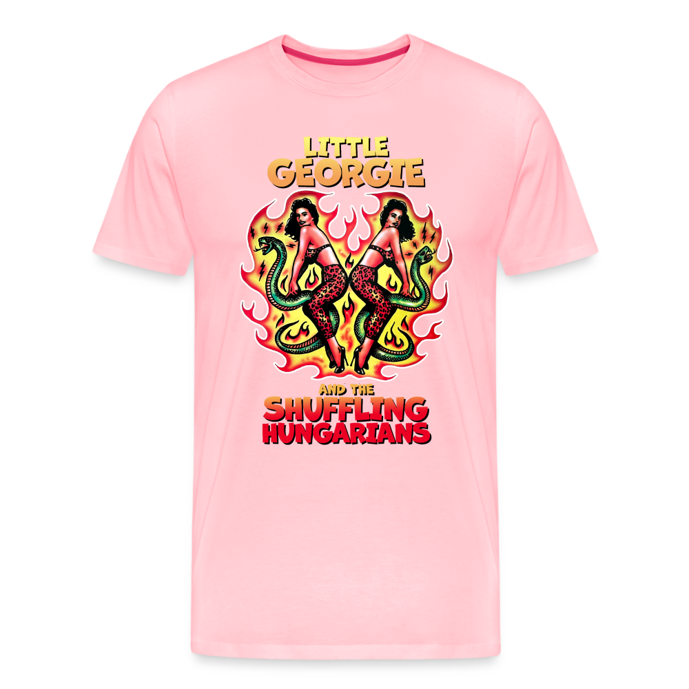Twin Snakes - Men's Premium T-Shirt - pink