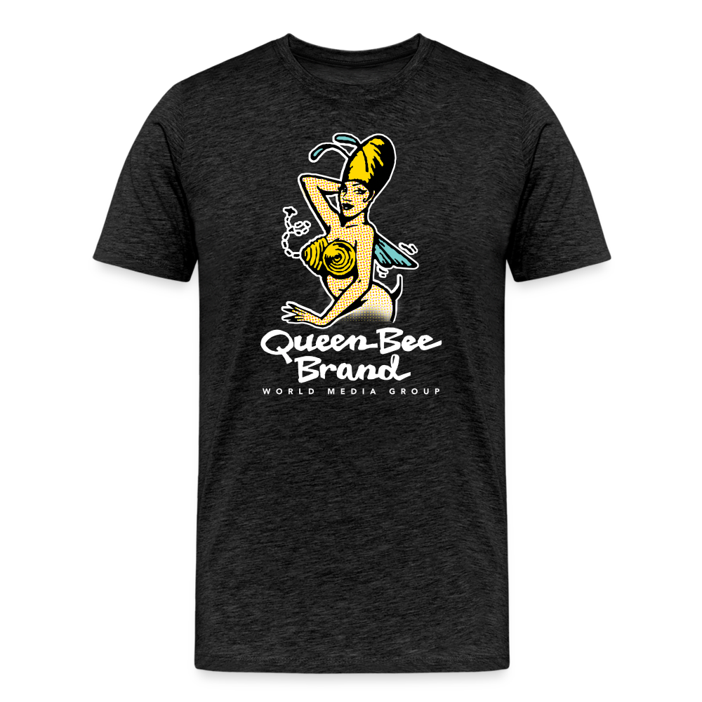 Queen Bee Brand - Men's Premium T-Shirt - charcoal grey
