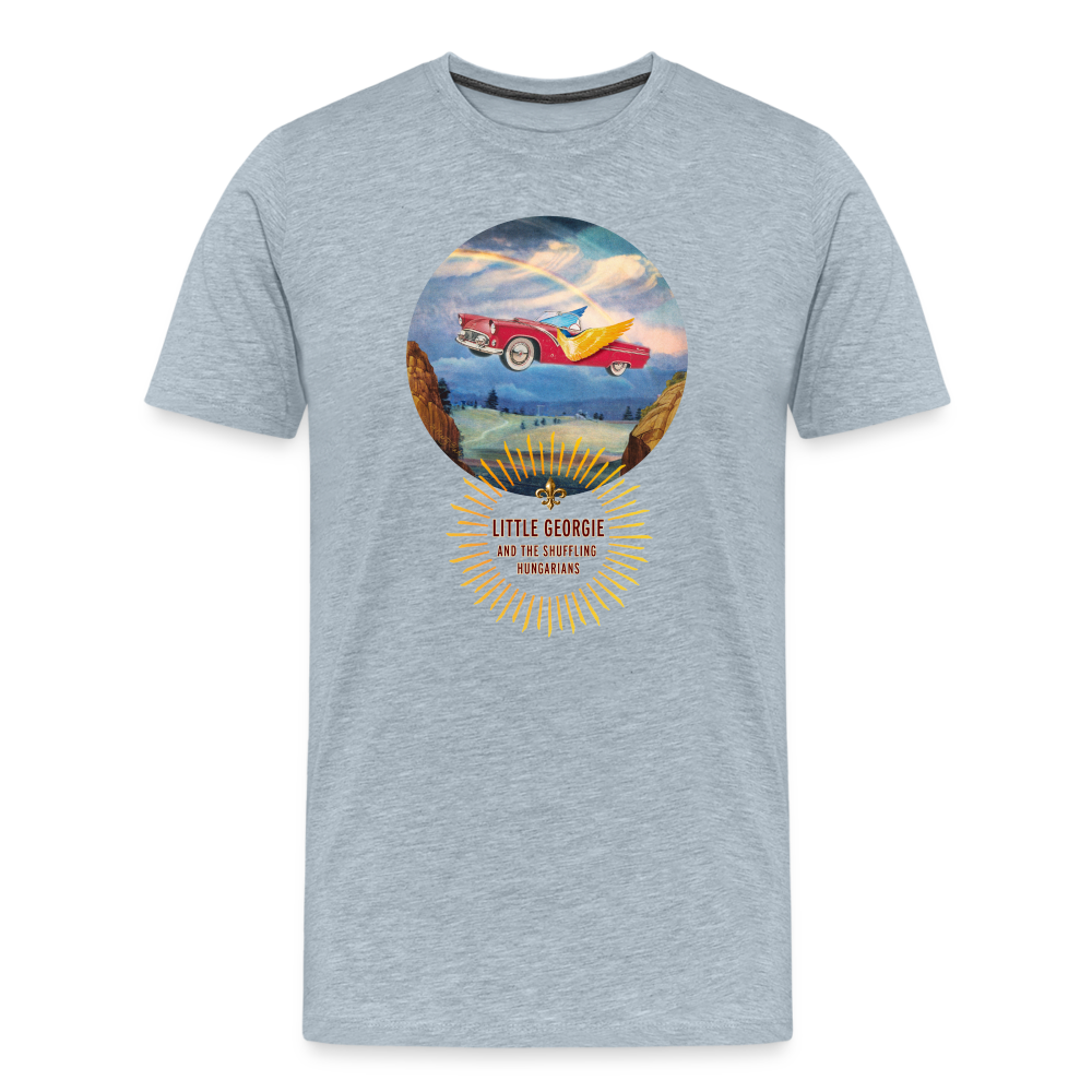 "Slow Drivin'" Men's Premium T-Shirt - heather ice blue