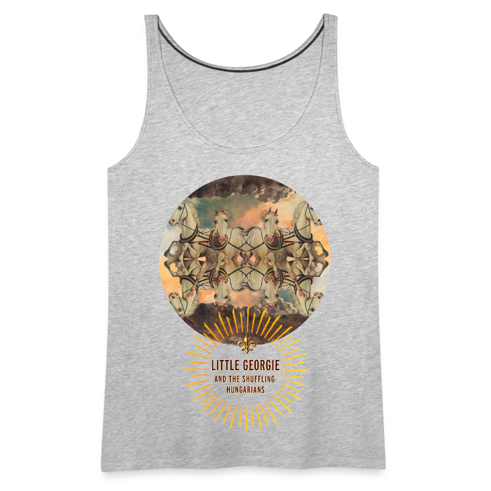 "Wrong Set Of Horses" Women’s Premium Tank Top - heather gray