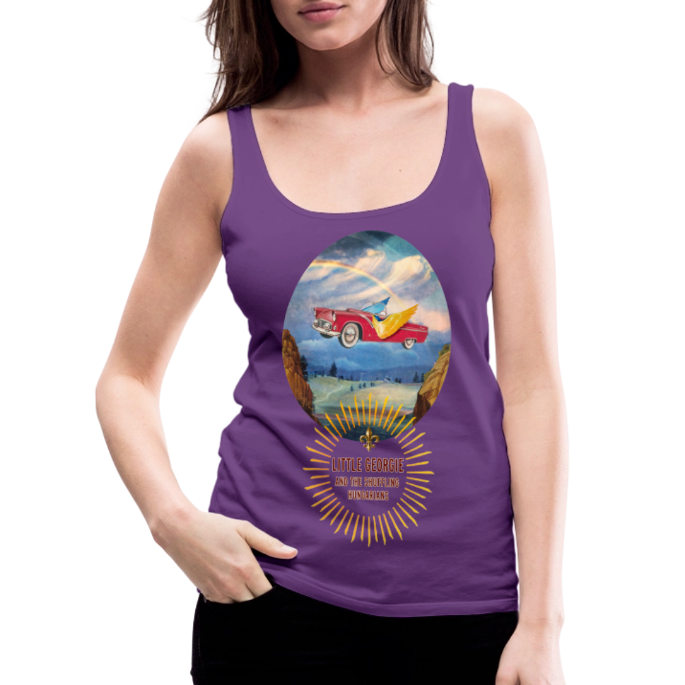 Slow Drivin' Man Women’s Premium Tank Top - purple