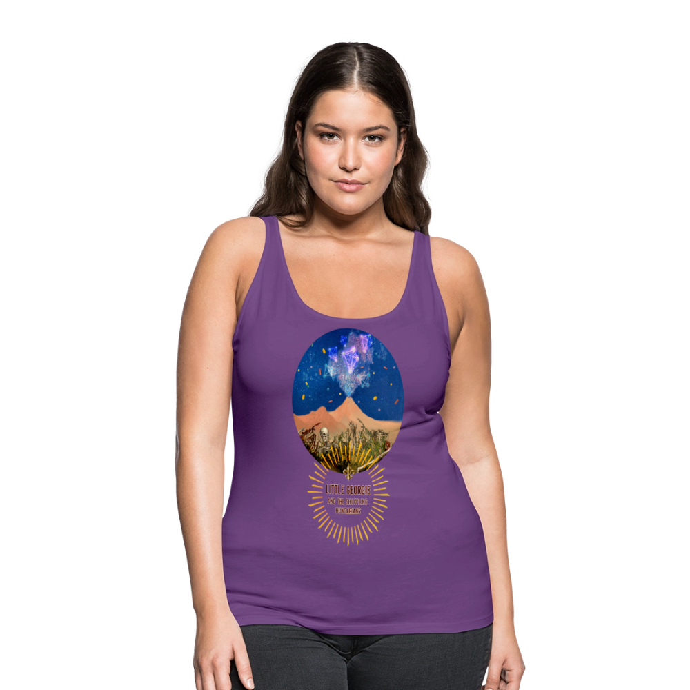"Tear It Down" Women’s Premium Tank Top - purple