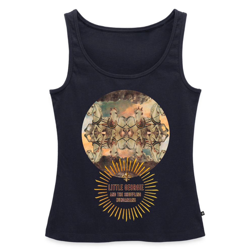 "Wrong Set Of Horses" Women’s Premium Tank Top - navy