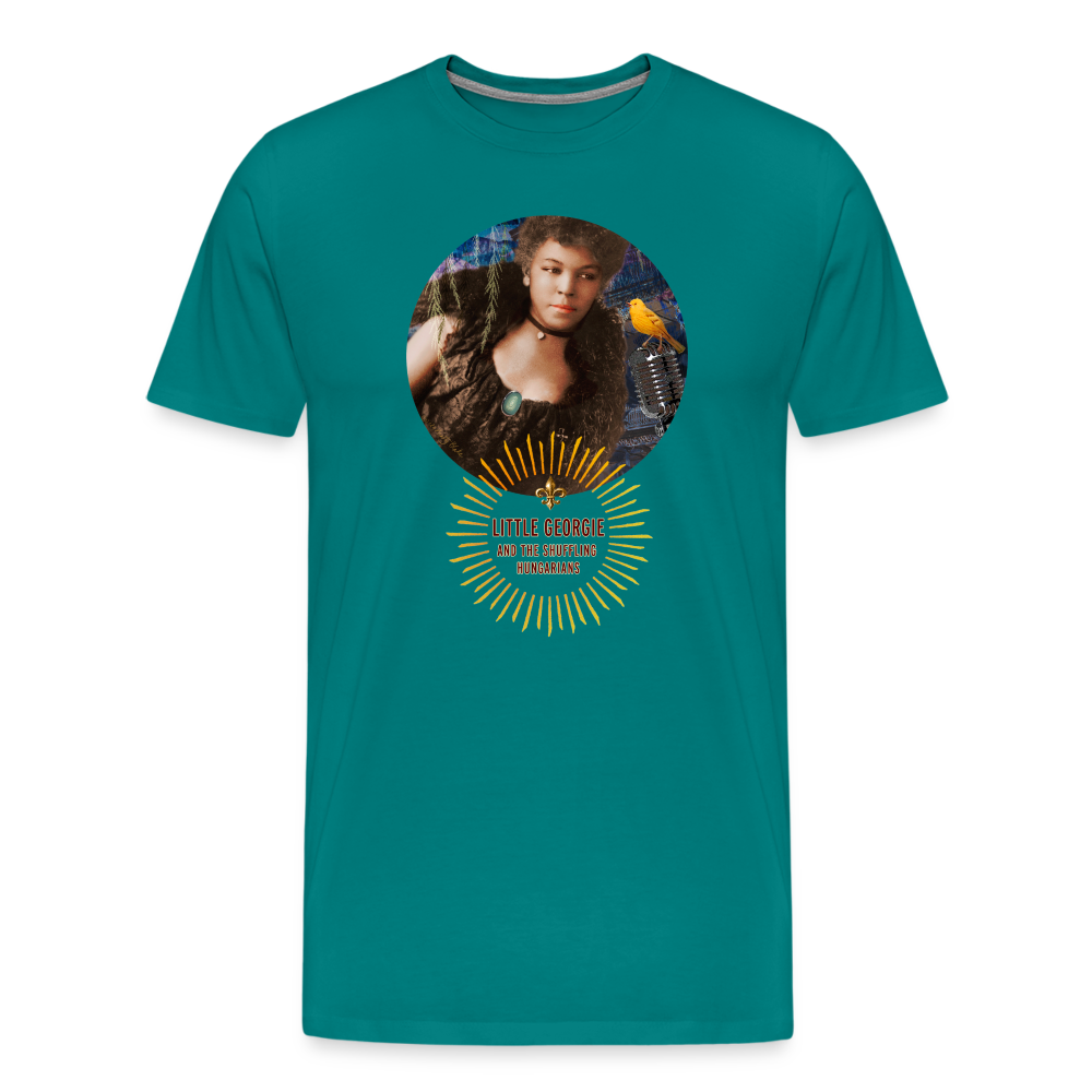 "Marie" Men's Premium T-Shirt - teal