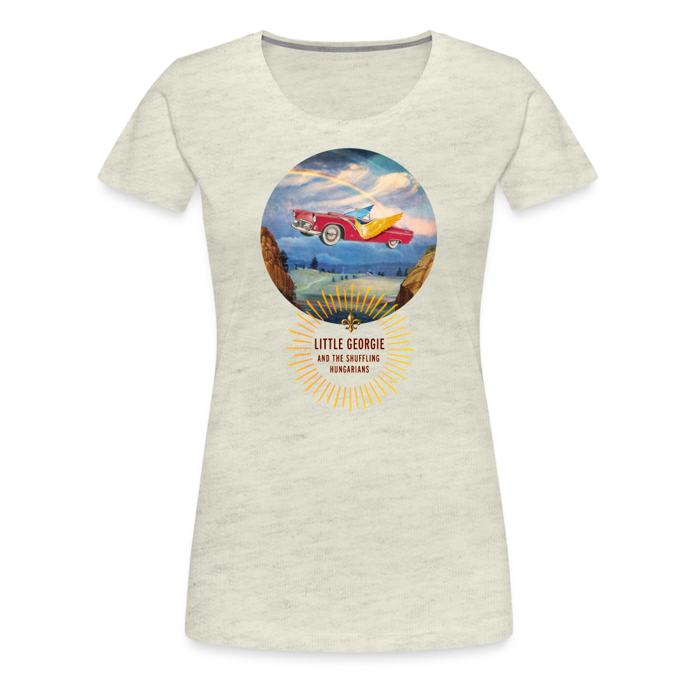 "Slow Drivin'" Women’s Premium T-Shirt - heather oatmeal