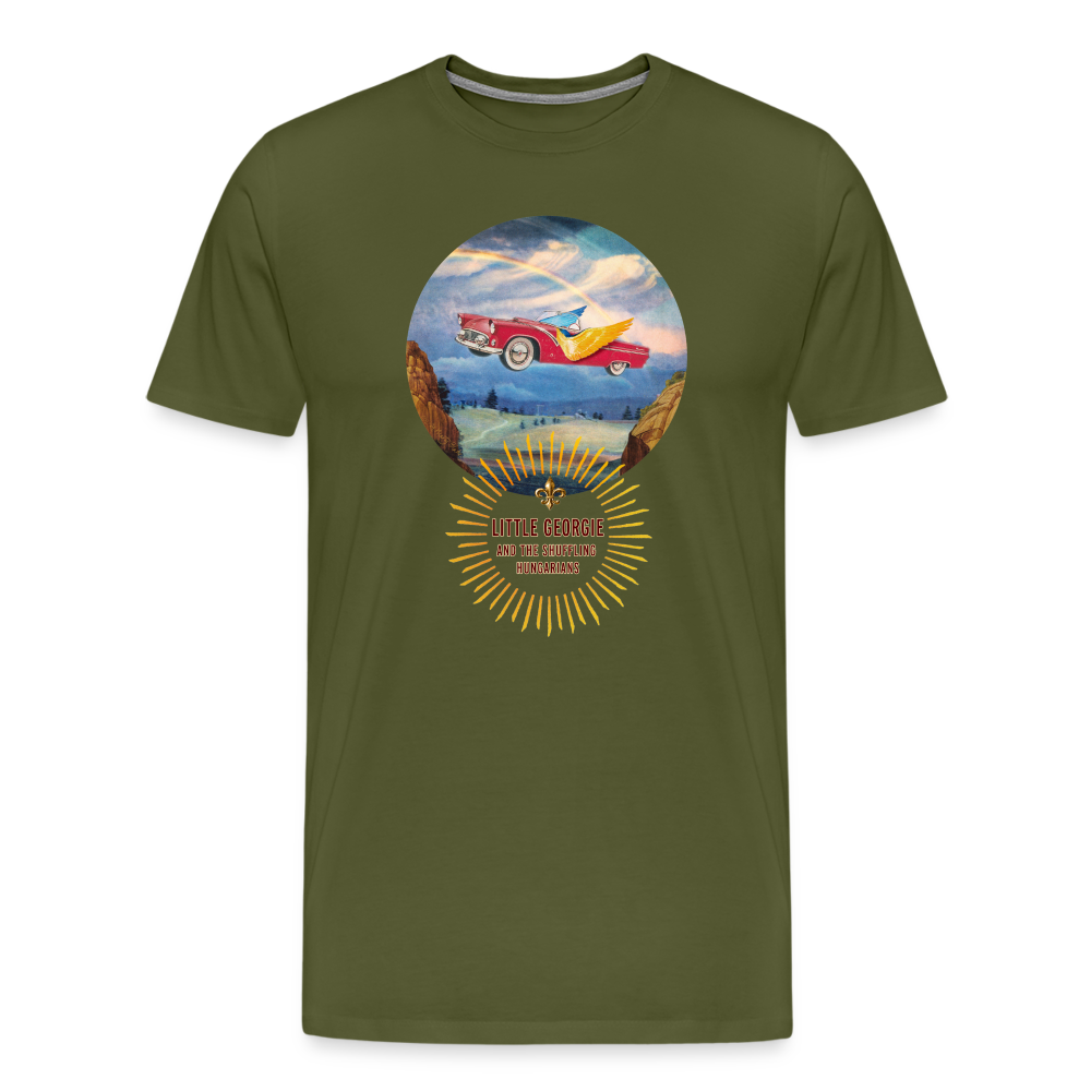 "Slow Drivin'" Men's Premium T-Shirt - olive green