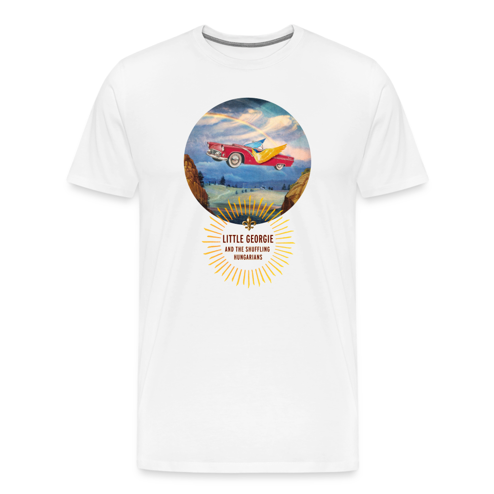 "Slow Drivin'" Men's Premium T-Shirt - white