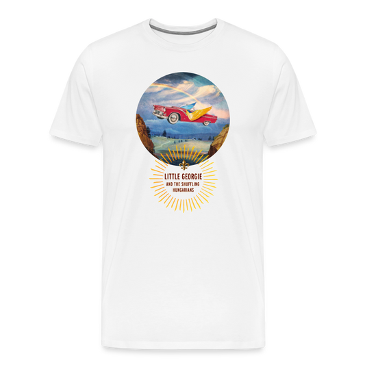 "Slow Drivin'" Men's Premium T-Shirt - white