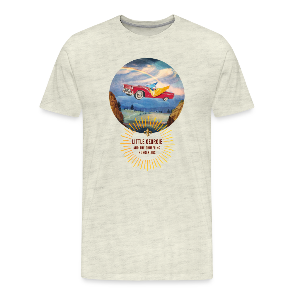 "Slow Drivin'" Men's Premium T-Shirt - heather oatmeal