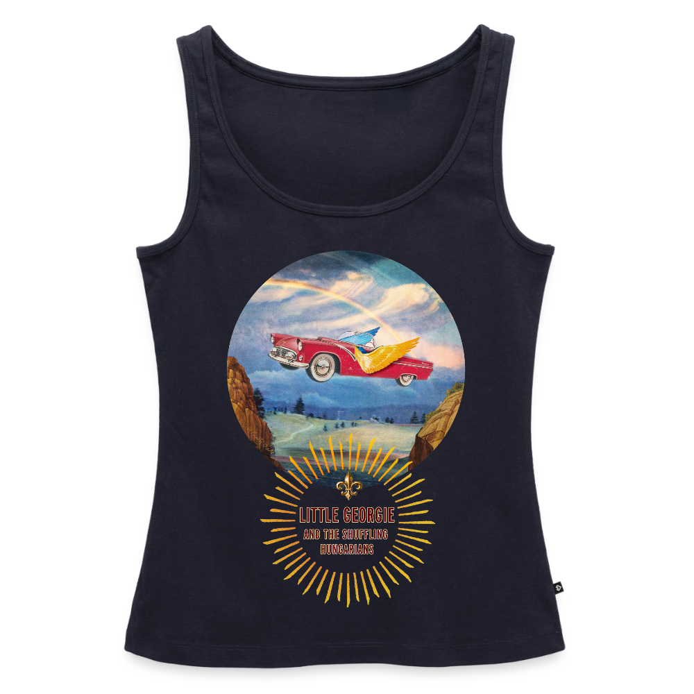 Slow Drivin' Man Women’s Premium Tank Top - navy