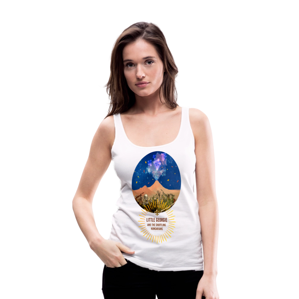 "Tear It Down" Women’s Premium Tank Top - white