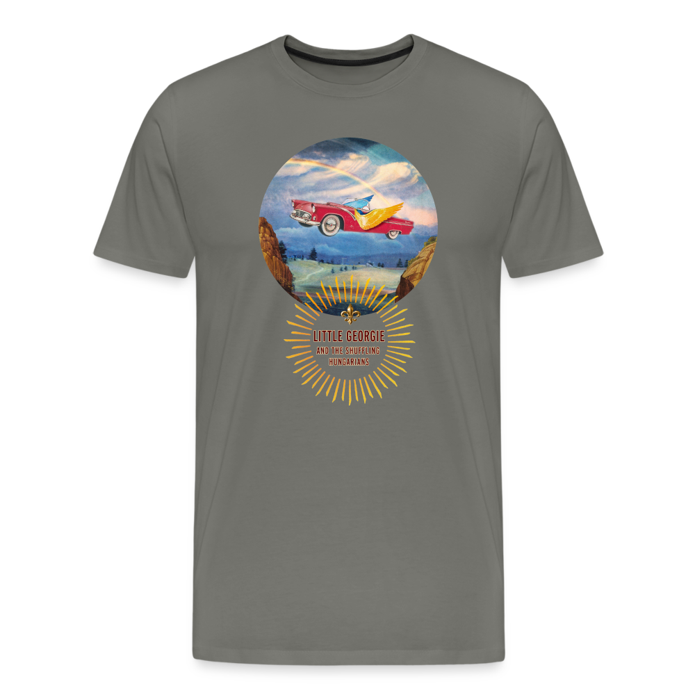 "Slow Drivin'" Men's Premium T-Shirt - asphalt gray