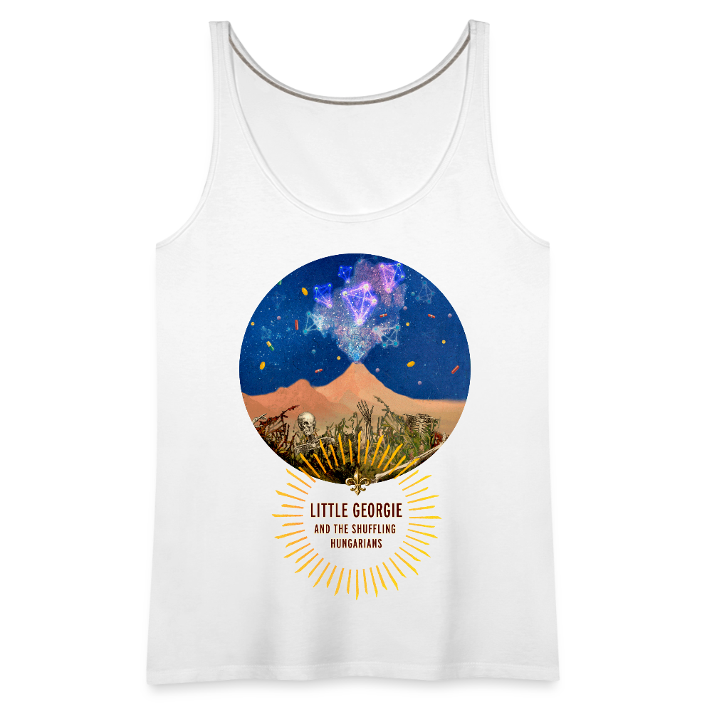 "Tear It Down" Women’s Premium Tank Top - white