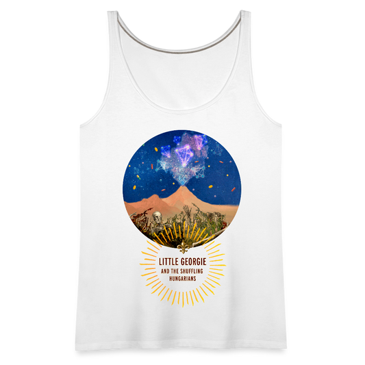 "Tear It Down" Women’s Premium Tank Top - white